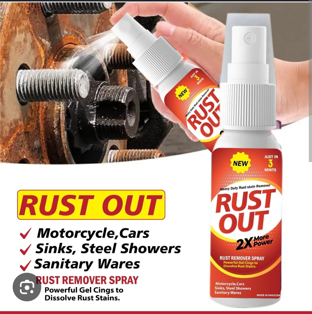 STAIN & RUST REMOVER SPRAY