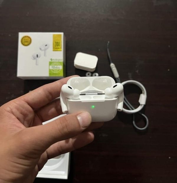 Airpods Pro Platinum With Anc, White With Active Noise Cancellation (anc)