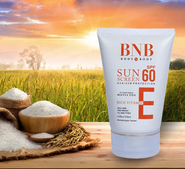 Bnb Sun Screen Spf-60 Vitamin E 120ml