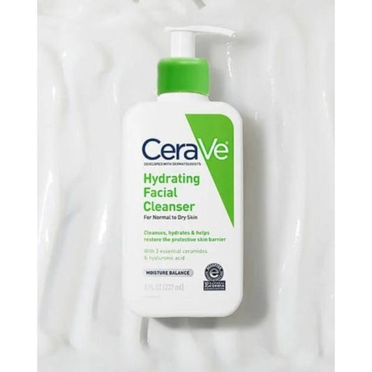 Cerave Hydrating Facial Cleanser – 236 Ml – Refresh The Skin Without Over-stripping It